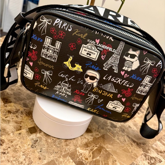 Karl Lagerfeld Paris Maybelle Camera Crossbody Bag - Picture 4 of 14